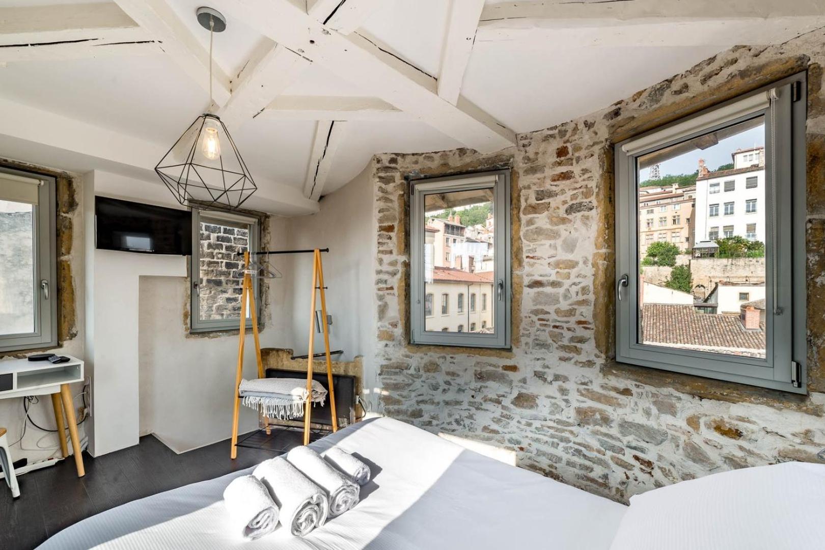 Sky'Room - Jacuzzi & Vue - Vieux Lyon Exterior foto